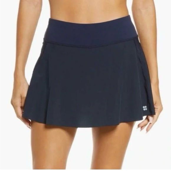 Sweaty Betty Pants - Sweaty Betty Swift Skort Navy Sz L